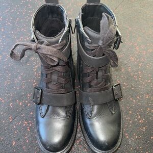 UGG Black Combat & Moto Boots